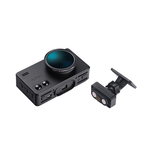Видеорегистратор с сигнатурным радар-детектором iBOX iCON LaserVision WiFi Signature Dual + Внутрисалонная камера iBOX RearCam FHD2